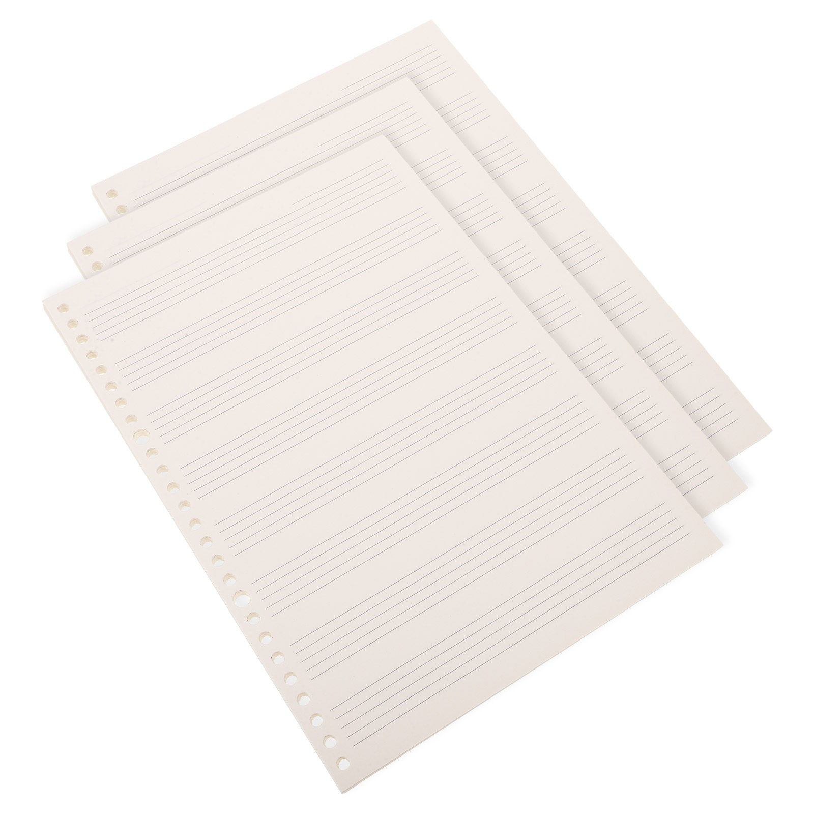 3冊セットのコンパクトで取り外し可能な楽譜ノート。ギター、ピ - Blank Sheet Music Notebook のレビューと価格